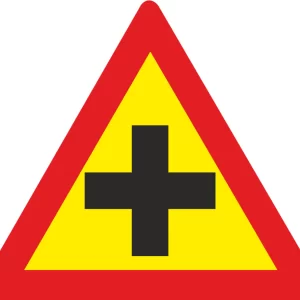 Crossroad Temporary road sign (TW101)