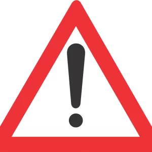 General Warning retro reflective road sign (W339)