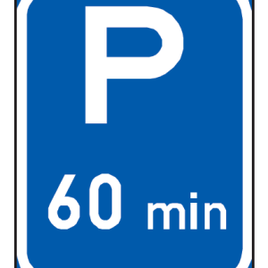 Parking Reservation road sign (R306-P)