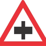 Priority Crossroad on Non-Priority Road road sign (W103)